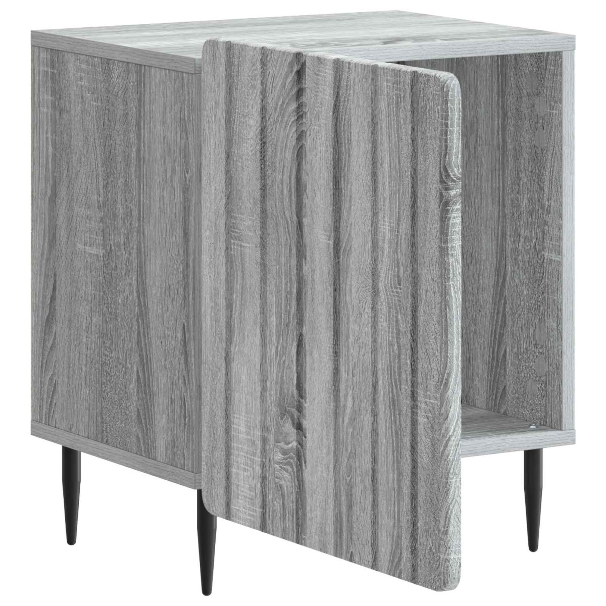 vidaXL Κομοδίνο 2 τεμ. Γκρι Sonoma 43 x 34,5 x 52 εκ