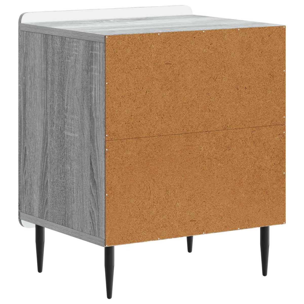 vidaXL Κομοδίνο 2 τεμ. Γκρι Sonoma 43 x 34,5 x 52 εκ