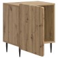 vidaXL Κομοδίνο Artisan Δρυς 43 x 34,5 x 52 εκ Επεξεργασμένο Ξύλο