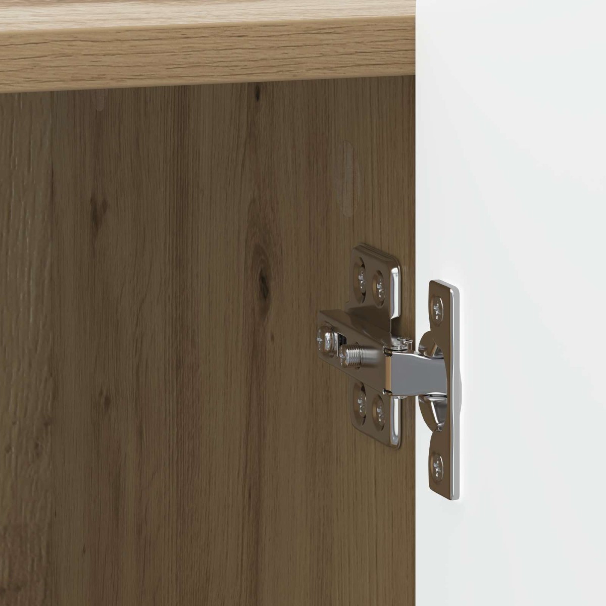 vidaXL Κομοδίνο Artisan Δρυς 43 x 34,5 x 52 εκ Επεξεργασμένο Ξύλο
