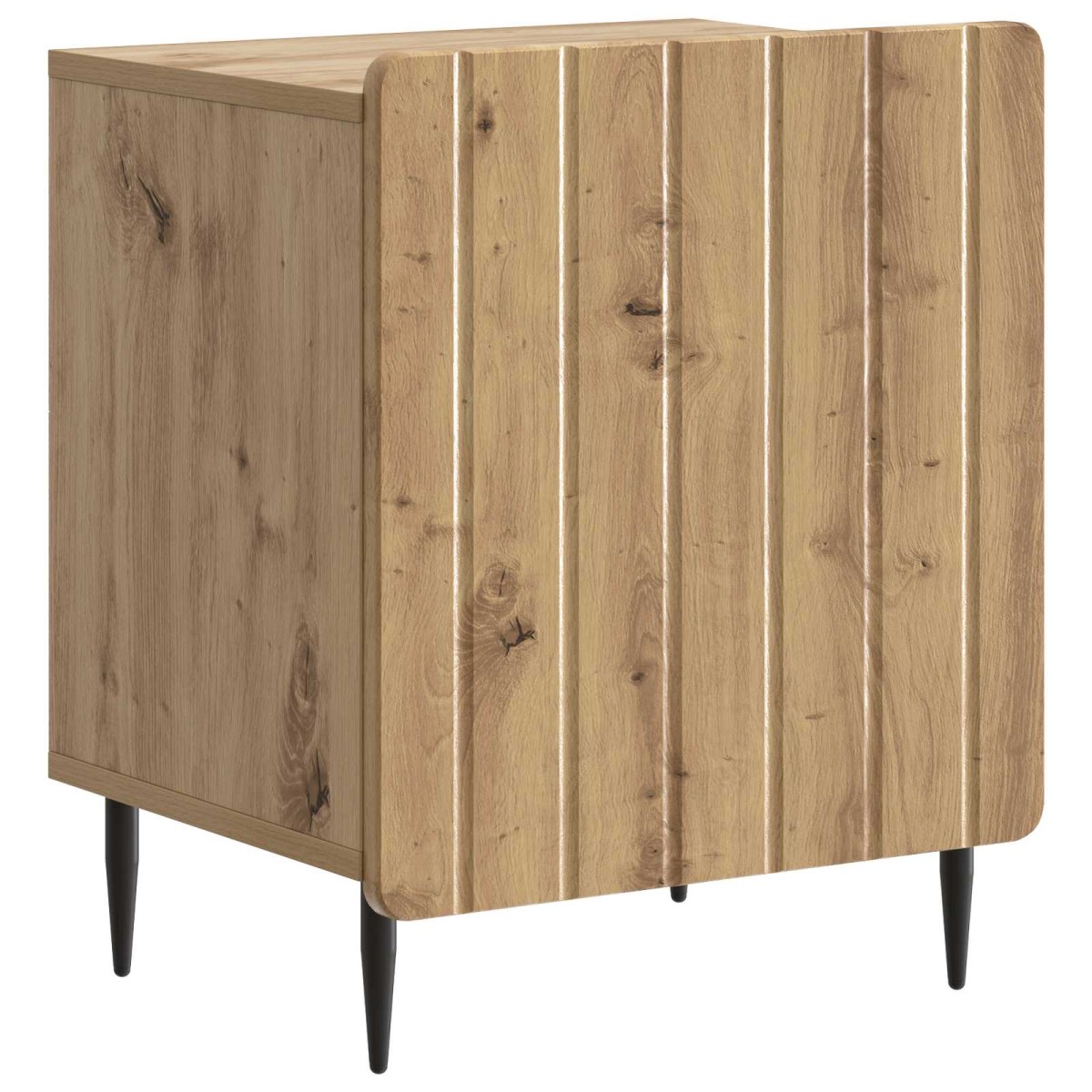 vidaXL Κομοδίνο 2 τεμ. Artisan Δρυς 43 x 34,5 x 52 εκ