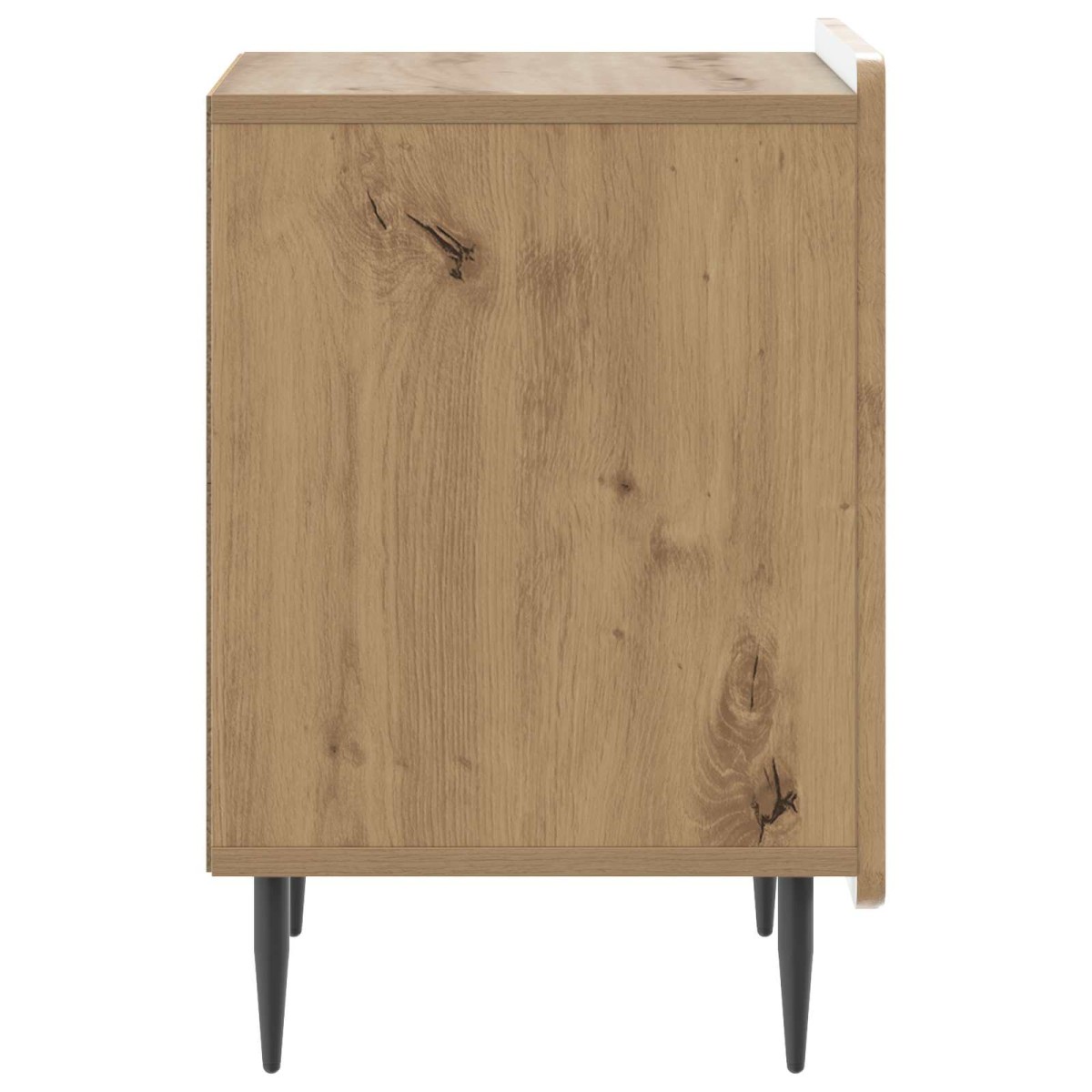 vidaXL Κομοδίνο 2 τεμ. Artisan Δρυς 43 x 34,5 x 52 εκ