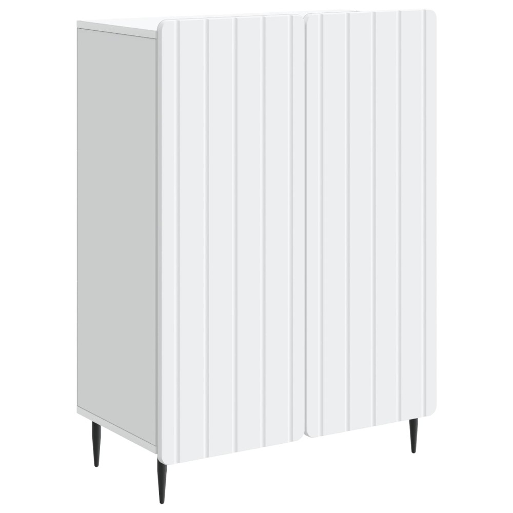 vidaXL Πλαϊνό γραφείο Λευκό 66 x 34,5 x 92 εκ. Επεξεργασμένο Ξύλο
