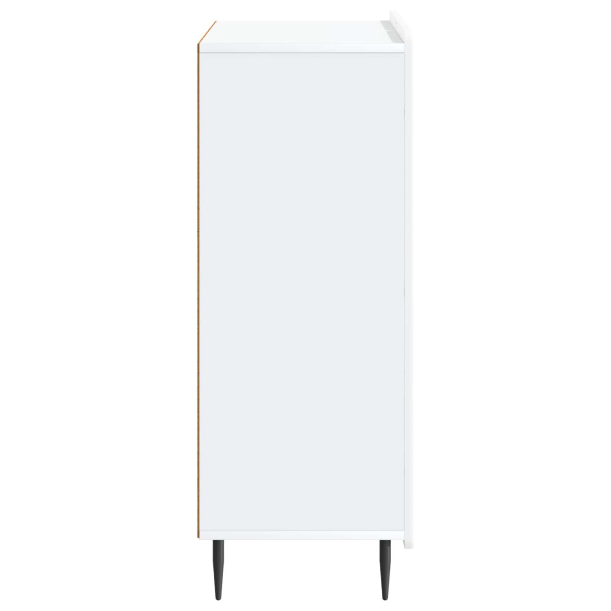 vidaXL Πλαϊνό γραφείο Λευκό 66 x 34,5 x 92 εκ. Επεξεργασμένο Ξύλο