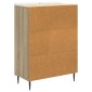 vidaXL Πλαϊνό γραφείο Sonoma Δρυς 66 x 34,5 x 92 εκ.