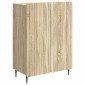 vidaXL Πλαϊνό γραφείο Sonoma Δρυς 66 x 34,5 x 92 εκ.