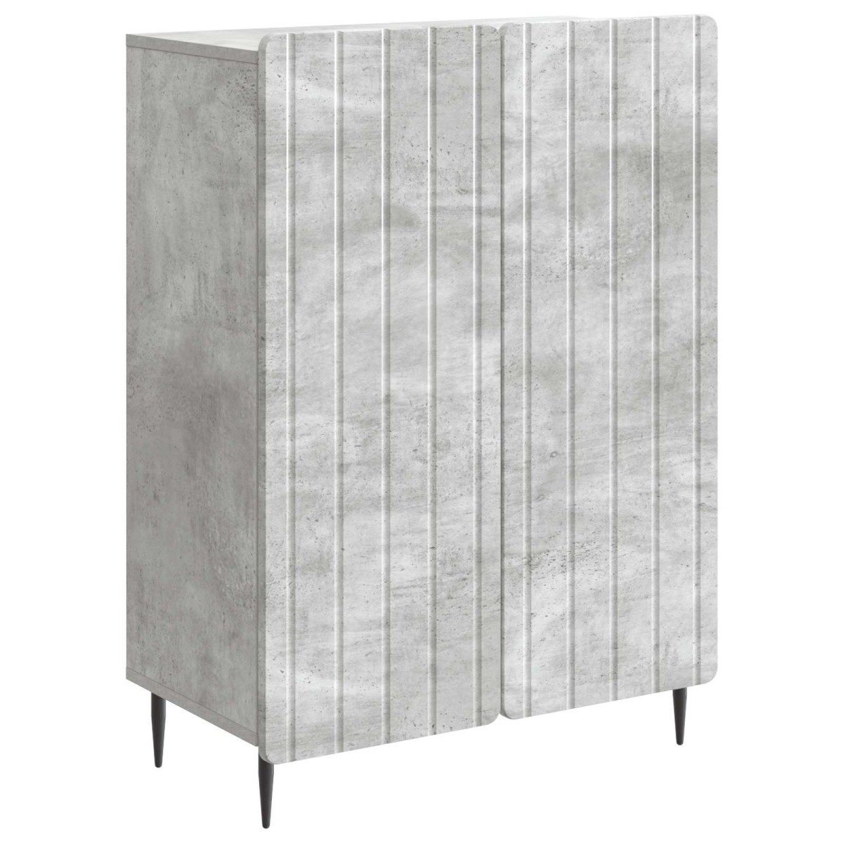 vidaXL Πλαϊνό γραφείο Γκρι Σκυροδέματος 66 x 34,5 x 92 εκ.