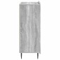 vidaXL Πλαϊνό γραφείο Γκρι Sonoma 66 x 34,5 x 92 εκ.