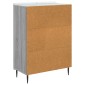 vidaXL Πλαϊνό γραφείο Γκρι Sonoma 66 x 34,5 x 92 εκ.