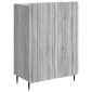 vidaXL Πλαϊνό γραφείο Γκρι Sonoma 66 x 34,5 x 92 εκ.