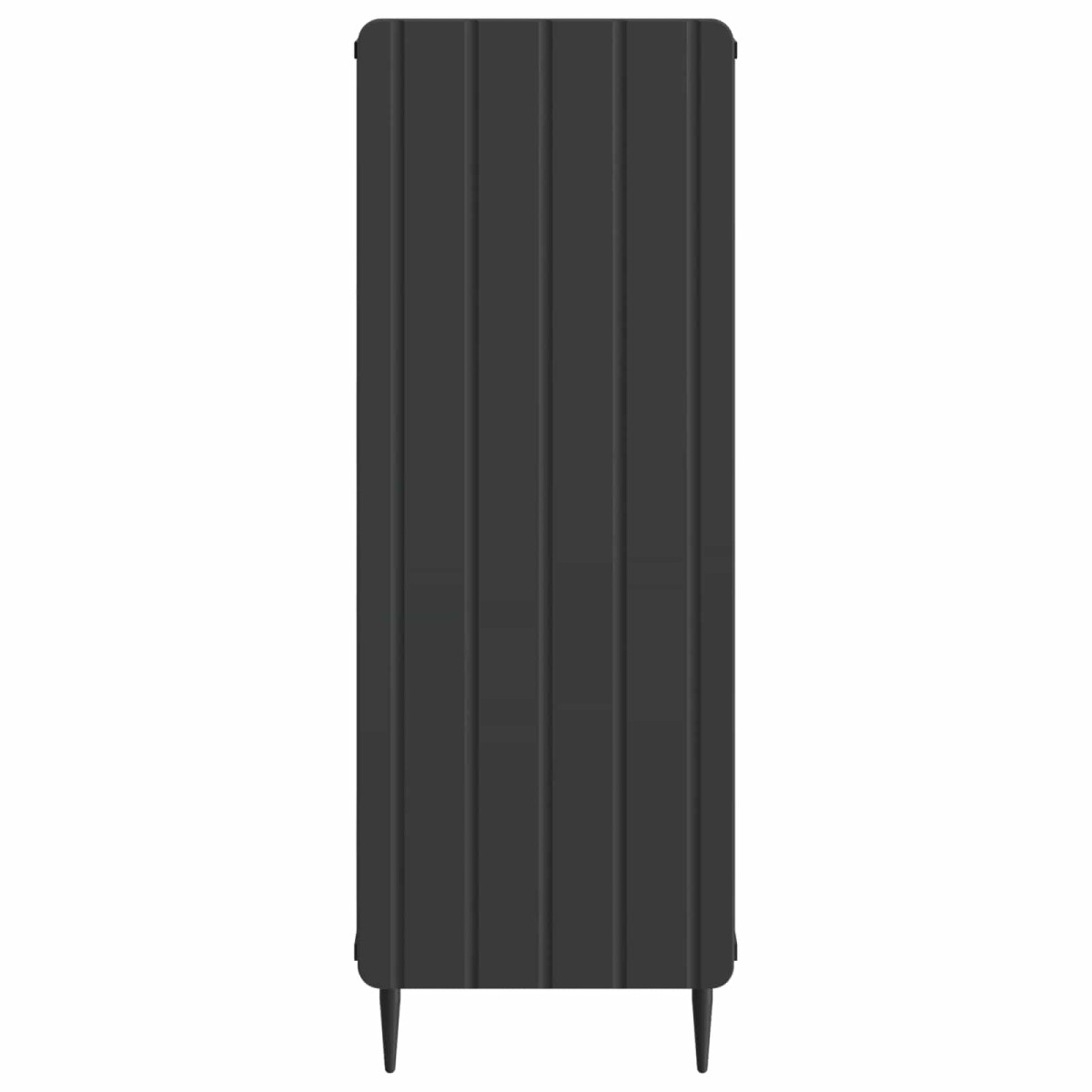 vidaXL Πλαϊνό γραφείο Μαύρο 34,5 x 33 x 92 εκ. Επεξεργασμένο Ξύλο