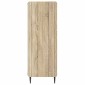 vidaXL Πλαϊνό γραφείο Sonoma Δρυς 34,5 x 33 x 92 εκ.
