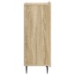 vidaXL Πλαϊνό γραφείο Sonoma Δρυς 34,5 x 33 x 92 εκ.
