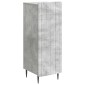 vidaXL Πλαϊνό γραφείο Γκρι Σκυροδέματος 34,5 x 33 x 92 εκ.