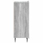 vidaXL Πλαϊνό γραφείο Γκρι Sonoma 34,5 x 33 x 92 εκ.