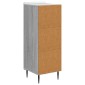 vidaXL Πλαϊνό γραφείο Γκρι Sonoma 34,5 x 33 x 92 εκ.
