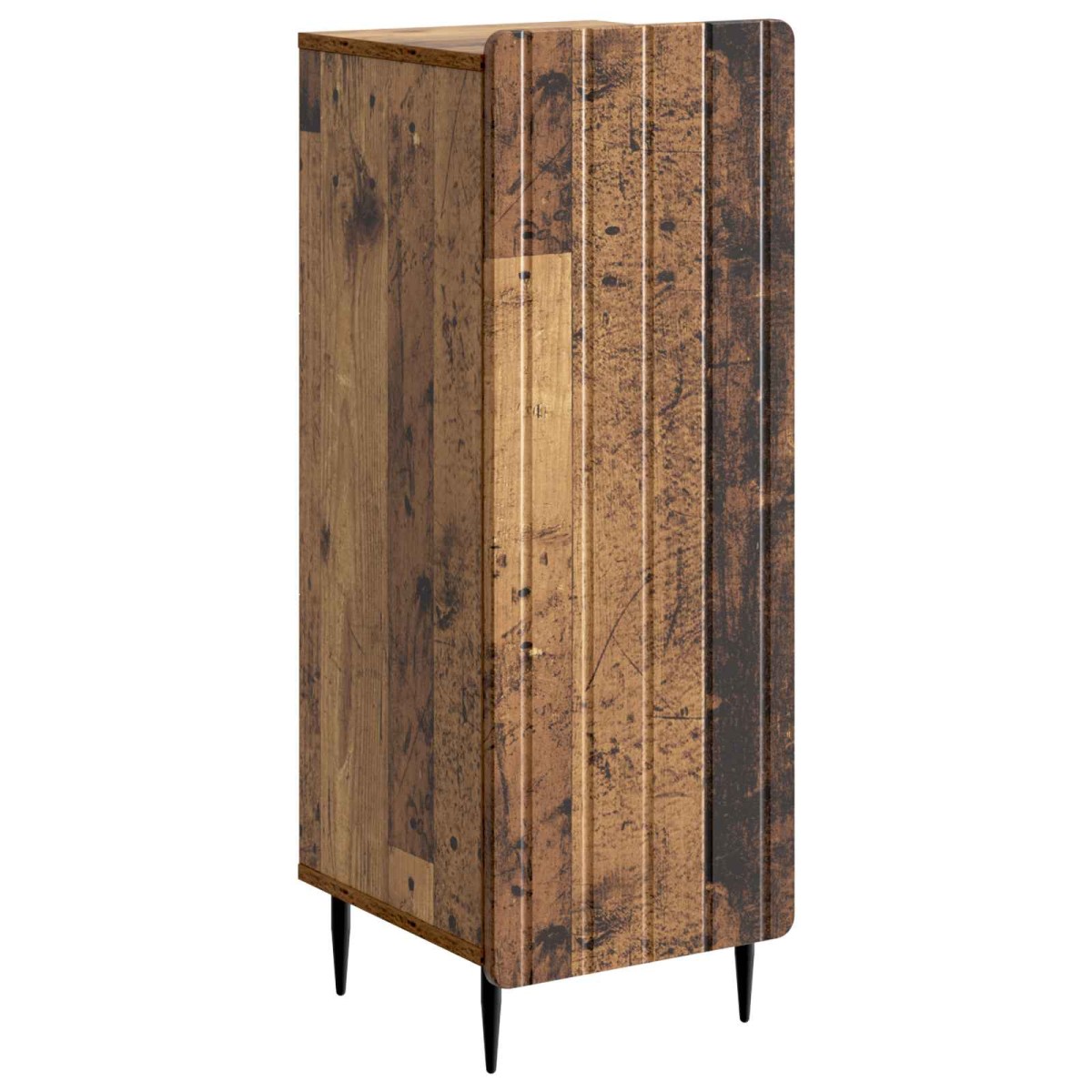 vidaXL Πλαϊνό γραφείο Παλαιωμένο ξύλο 34,5 x 33 x 92 εκ.