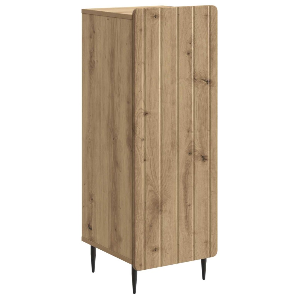 vidaXL Πλαϊνό γραφείο Artisan Δρυς 34,5 x 33 x 92 εκ.