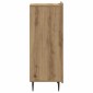 vidaXL Πλαϊνό γραφείο Artisan Δρυς 34,5 x 33 x 92 εκ.