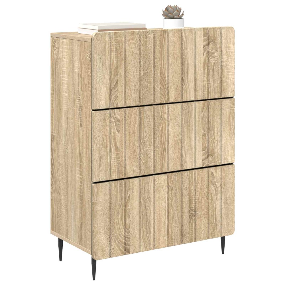 vidaXL Ντουλάπι με Συρτάρια Sonoma Δρυς 66 x 34,5 x 92 εκ.