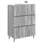 vidaXL Ντουλάπι με Συρτάρια Γκρι Sonoma 66 x 34,5 x 92 εκ.