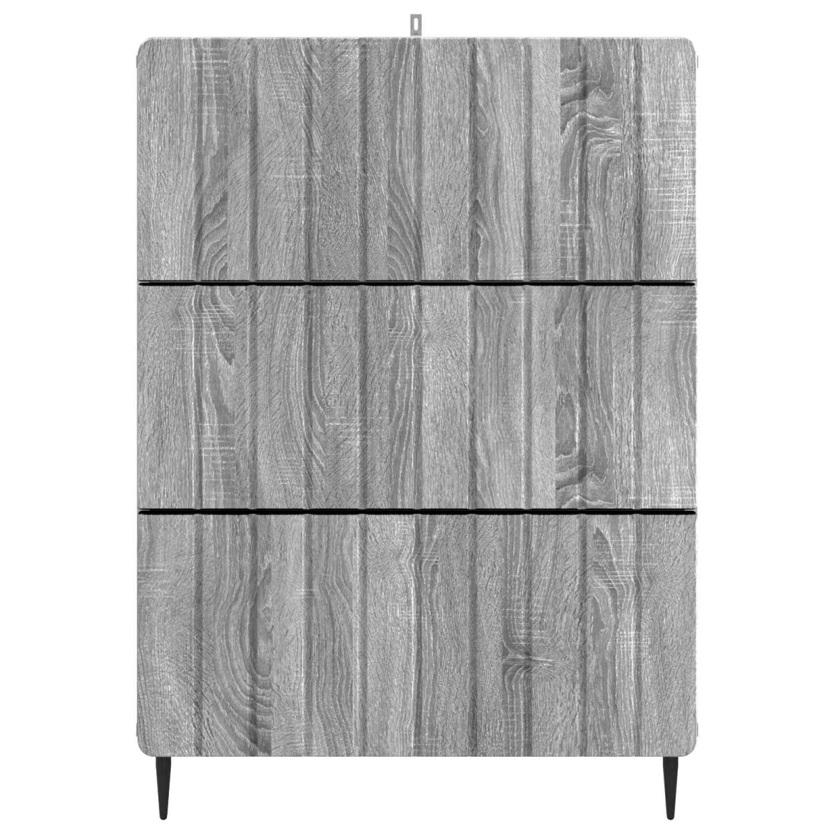 vidaXL Ντουλάπι με Συρτάρια Γκρι Sonoma 66 x 34,5 x 92 εκ.