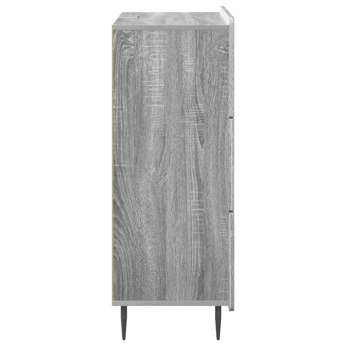 vidaXL Ντουλάπι με Συρτάρια Γκρι Sonoma 66 x 34,5 x 92 εκ.