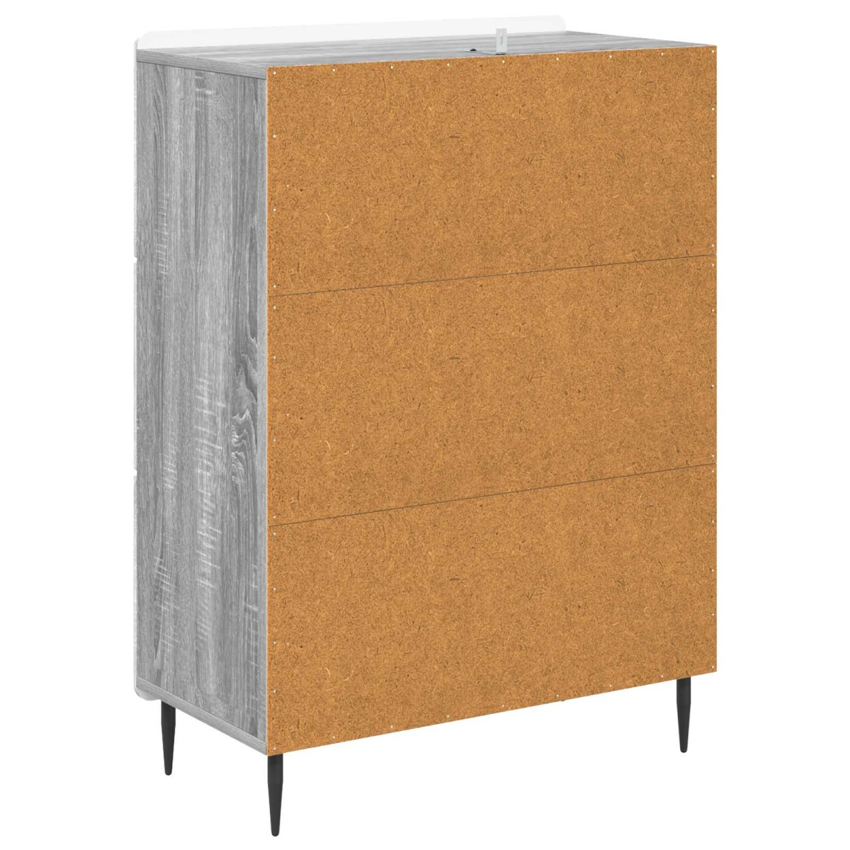vidaXL Ντουλάπι με Συρτάρια Γκρι Sonoma 66 x 34,5 x 92 εκ.