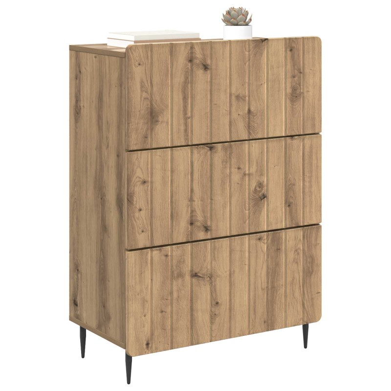 vidaXL Ντουλάπι με Συρτάρια 66 x 34,5 x 92 εκ. Επεξεργασμένο Ξύλο