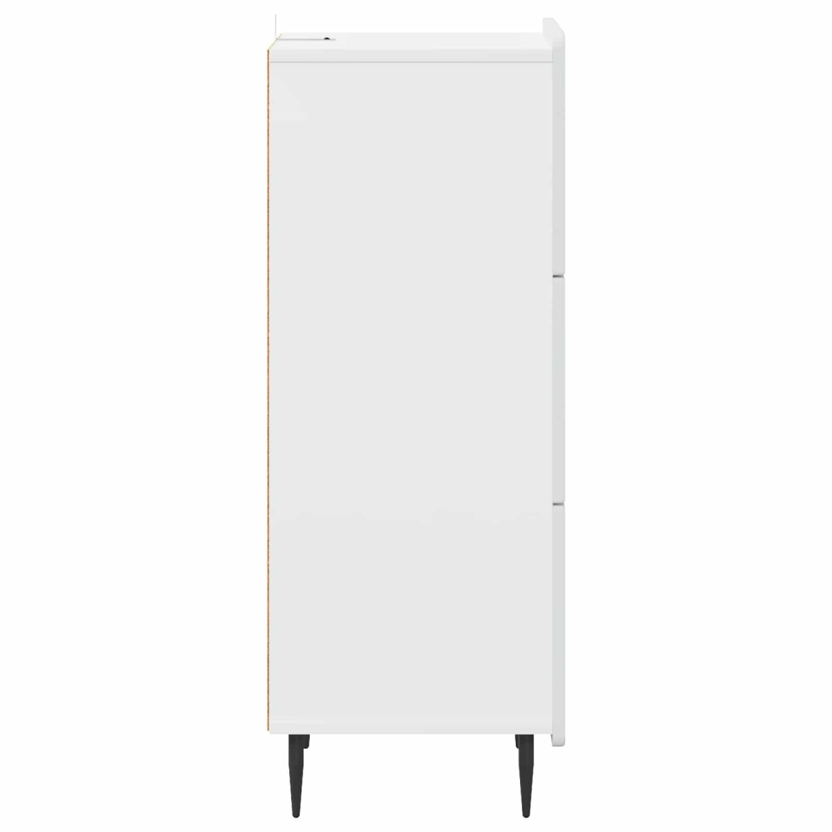 vidaXL Ντουλάπι με Συρτάρια Λευκό 33 x 34,5 x 92 εκ.