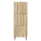 vidaXL Ντουλάπι με Συρτάρια Sonoma Δρυς 33 x 34,5 x 92 εκ.