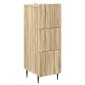 vidaXL Ντουλάπι με Συρτάρια Sonoma Δρυς 33 x 34,5 x 92 εκ.