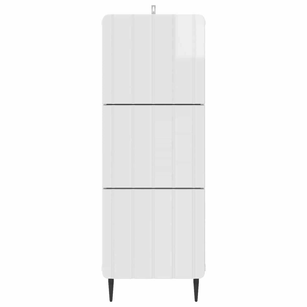 vidaXL Ντουλάπι με Συρτάρια Γυαλιστερό Λευκό 33 x 34,5 x 92 εκ.