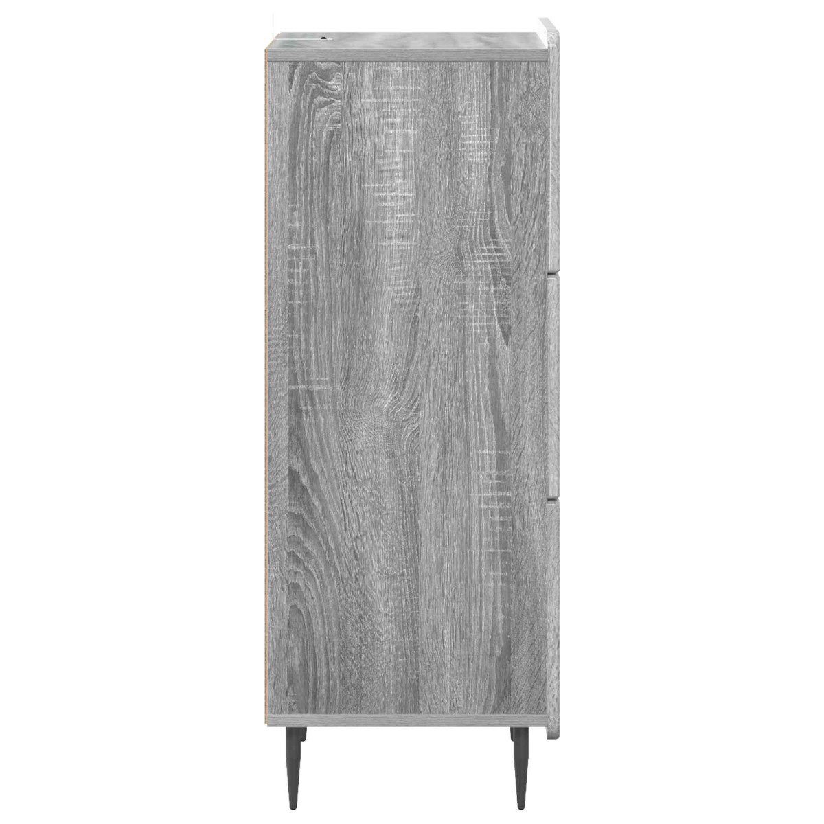 vidaXL Ντουλάπι με Συρτάρια Γκρι Sonoma 33 x 34,5 x 92 εκ.