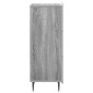 vidaXL Ντουλάπι με Συρτάρια Γκρι Sonoma 33 x 34,5 x 92 εκ.