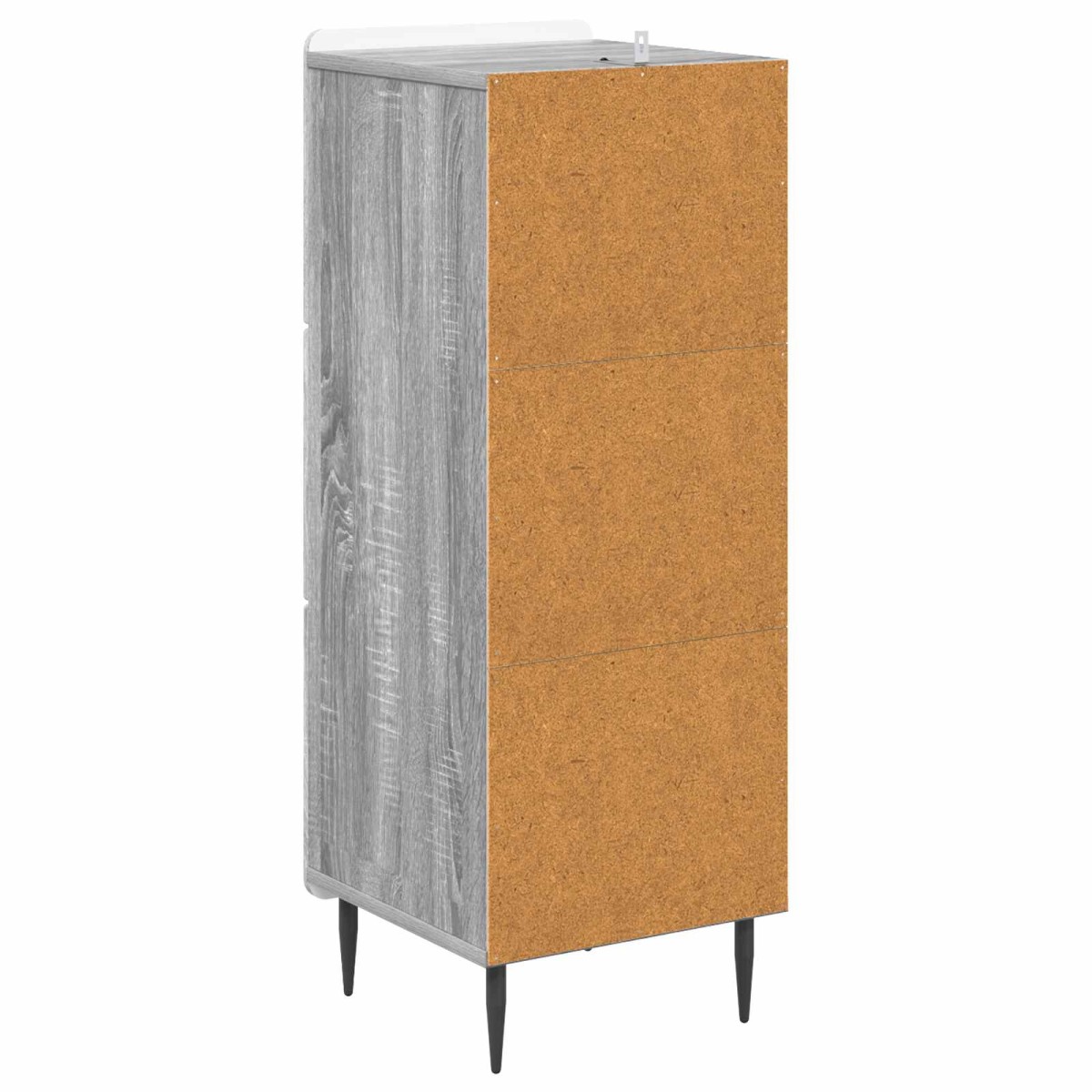 vidaXL Ντουλάπι με Συρτάρια Γκρι Sonoma 33 x 34,5 x 92 εκ.