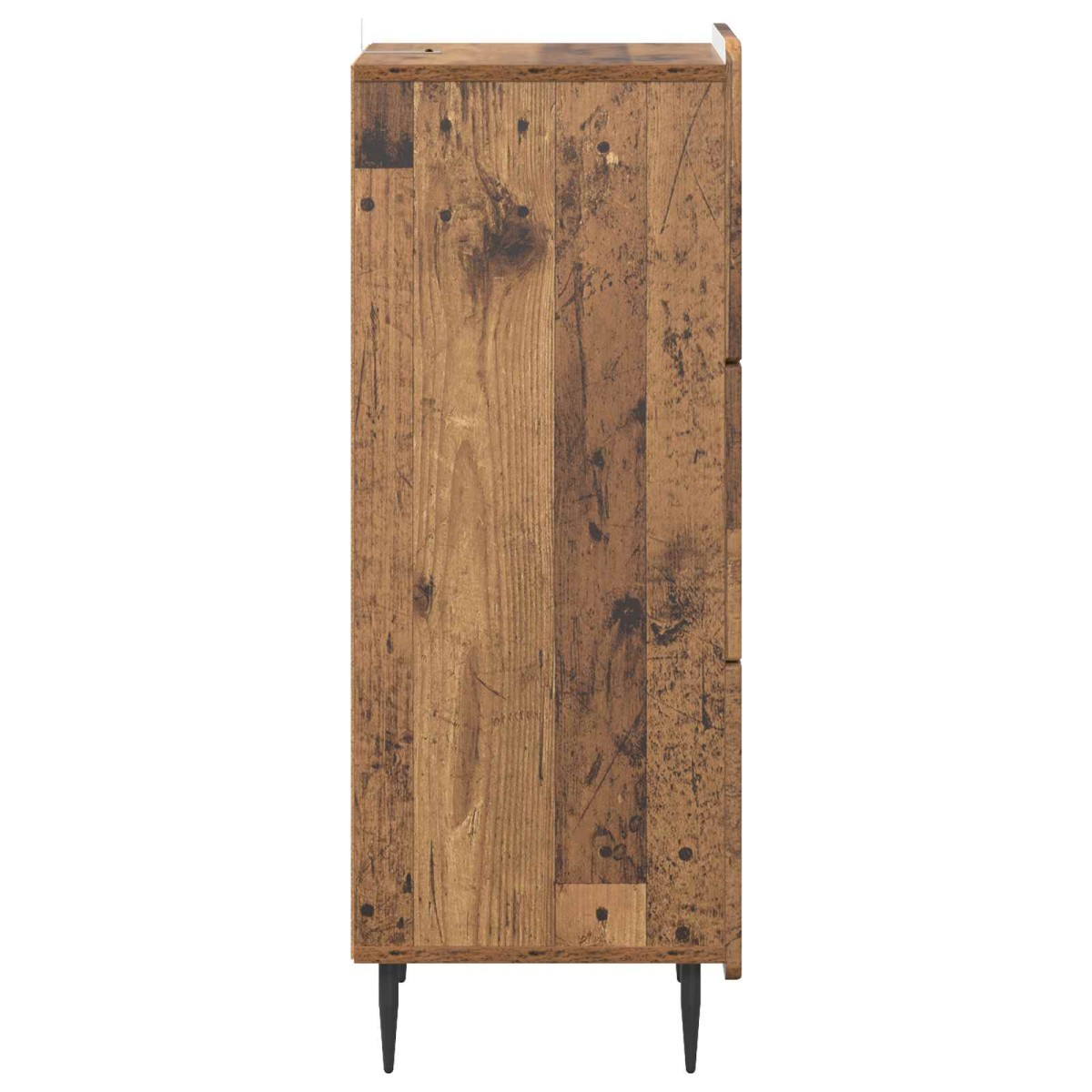 vidaXL Ντουλάπι με Συρτάρια Παλαιωμένο ξύλο 33 x 34,5 x 92 εκ.