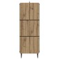 vidaXL Ντουλάπι με Συρτάρια 33 x 34,5 x 92 εκ. Επεξεργασμένο Ξύλο