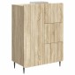 vidaXL Πλαϊνό γραφείο με συρτάρι Sonoma Δρυς 66 x 34,5 x 91,5 εκ