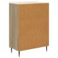 vidaXL Πλαϊνό γραφείο με συρτάρι Sonoma Δρυς 66 x 34,5 x 91,5 εκ