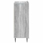 vidaXL Πλαϊνό γραφείο με συρτάρι Γκρι Sonoma 66 x 34,5 x 91,5 εκ