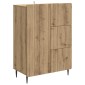 vidaXL Πλαϊνό γραφείο Artisan Δρυς 66 x 34,5 x 91,5 εκ
