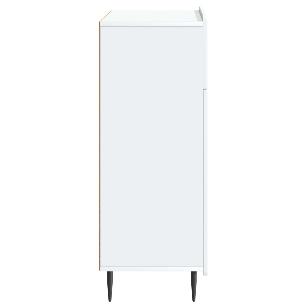 vidaXL Πλαϊνό γραφείο Λευκό 66 x 34,5 x 92 εκ. Επεξεργασμένο Ξύλο