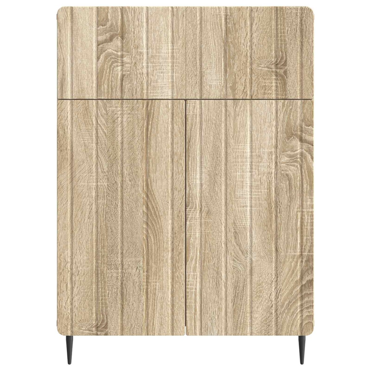 vidaXL Πλαϊνό γραφείο με συρτάρι Sonoma Δρυς 66 x 34,5 x 92 εκ.