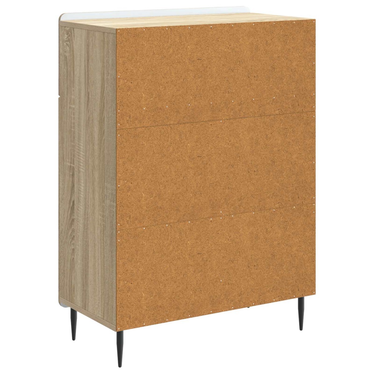 vidaXL Πλαϊνό γραφείο με συρτάρι Sonoma Δρυς 66 x 34,5 x 92 εκ.