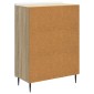 vidaXL Πλαϊνό γραφείο με συρτάρι Sonoma Δρυς 66 x 34,5 x 92 εκ.