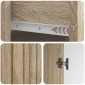 vidaXL Πλαϊνό γραφείο με συρτάρι Sonoma Δρυς 66 x 34,5 x 92 εκ.