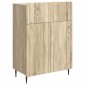 vidaXL Πλαϊνό γραφείο με συρτάρι Sonoma Δρυς 66 x 34,5 x 92 εκ.
