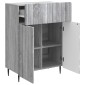 vidaXL Πλαϊνό γραφείο με συρτάρι Γκρι Sonoma 66 x 34,5 x 92 εκ.