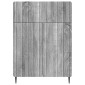vidaXL Πλαϊνό γραφείο με συρτάρι Γκρι Sonoma 66 x 34,5 x 92 εκ.
